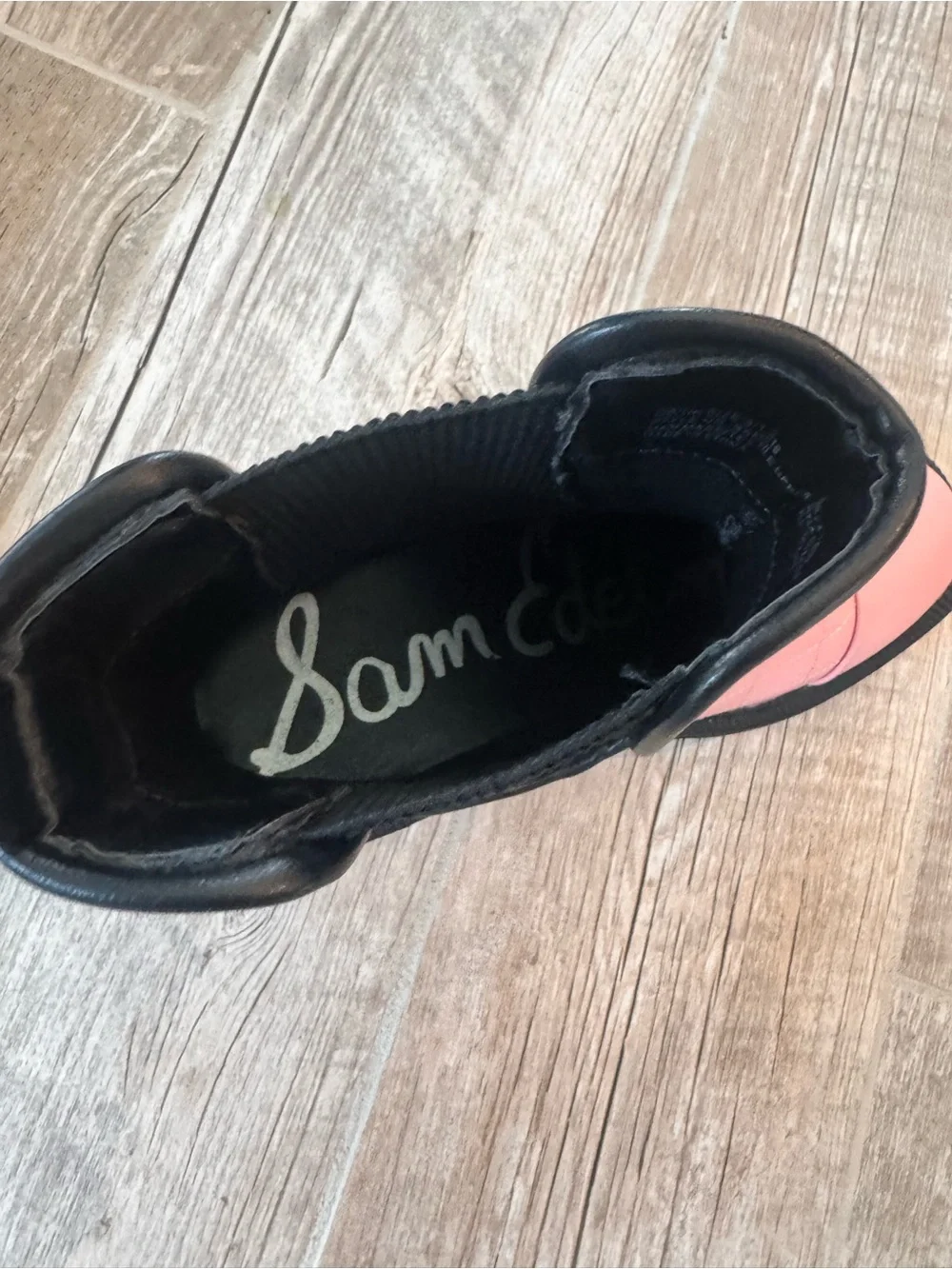 Sam Edelman Pink Quilted Chelsea Boots for Kids